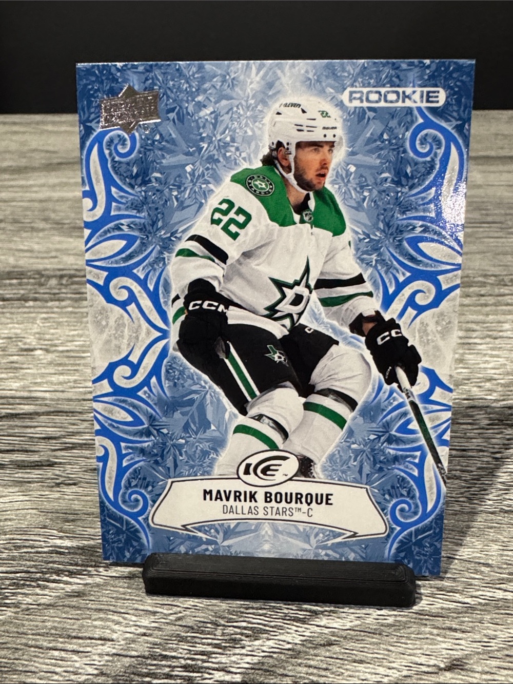 NHL | 2024-25 UD Ice Hockey #129: Dallas Stars (Rookie): Mavrik Bourque - Card